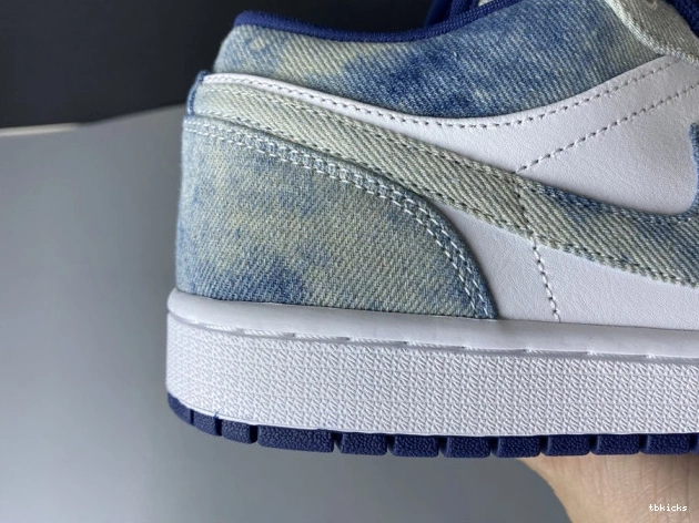 Rep TBK 1 Low Denim Air CZ8455-100 Washed Jordan 0812